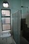 the bathroom to our hostel in Melbourne