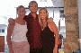 dean, craig, and tina getting ready to go out for the night
