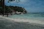 tina walking the beach on koh tao island