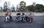 selena, paul, craig, cory, dan, and tina riding our motor bikes back to hoi an from china beach
